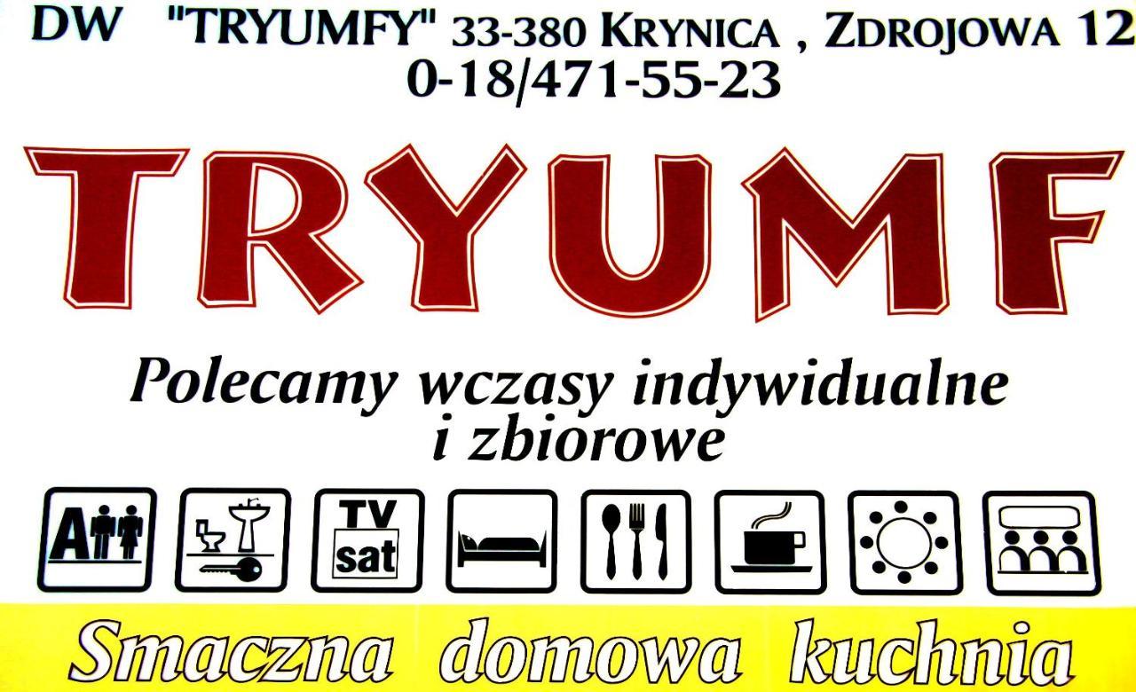 לינה וארוחת בוקר קריניצה זדרוי Domy Wczasowe Tryumfy מראה חיצוני תמונה